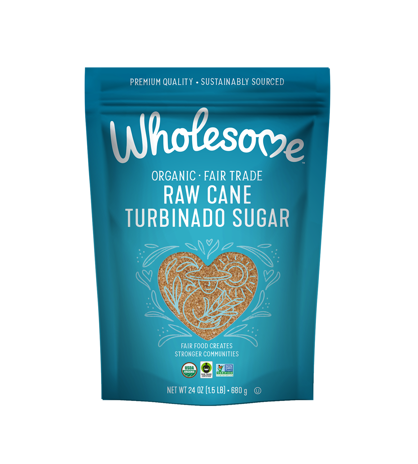 Organic Raw Cane Turbinado Sugar - Carousel Image