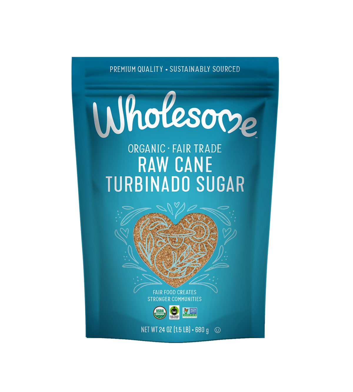 Organic Raw Cane Turbinado Sugar - Carousel Image